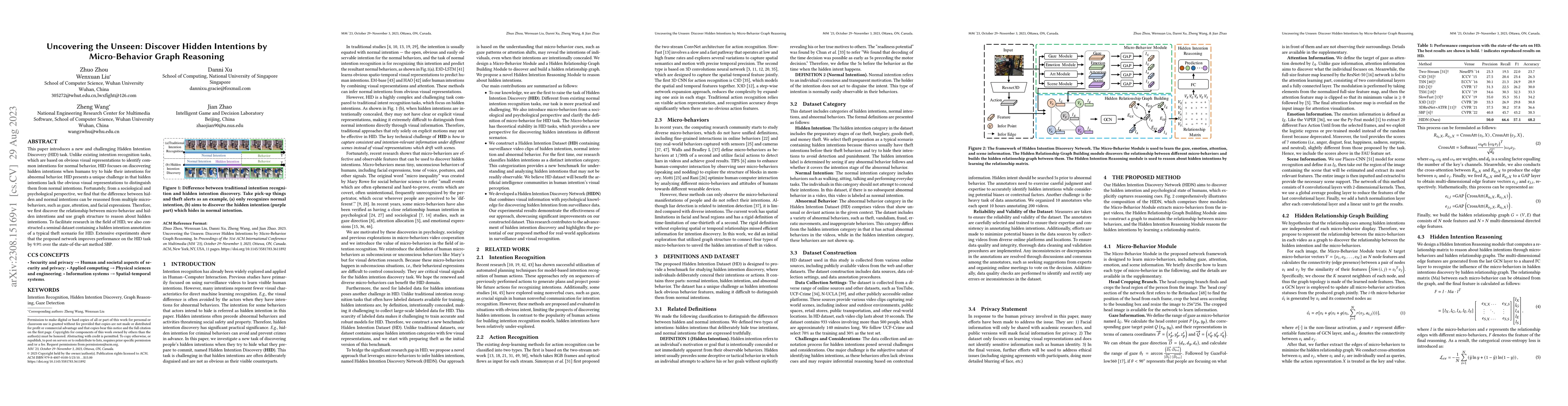 Thumbnail for Uncovering the Unseen: Discover Hidden Intentions by Micro-Behavior
  Graph Reasoning