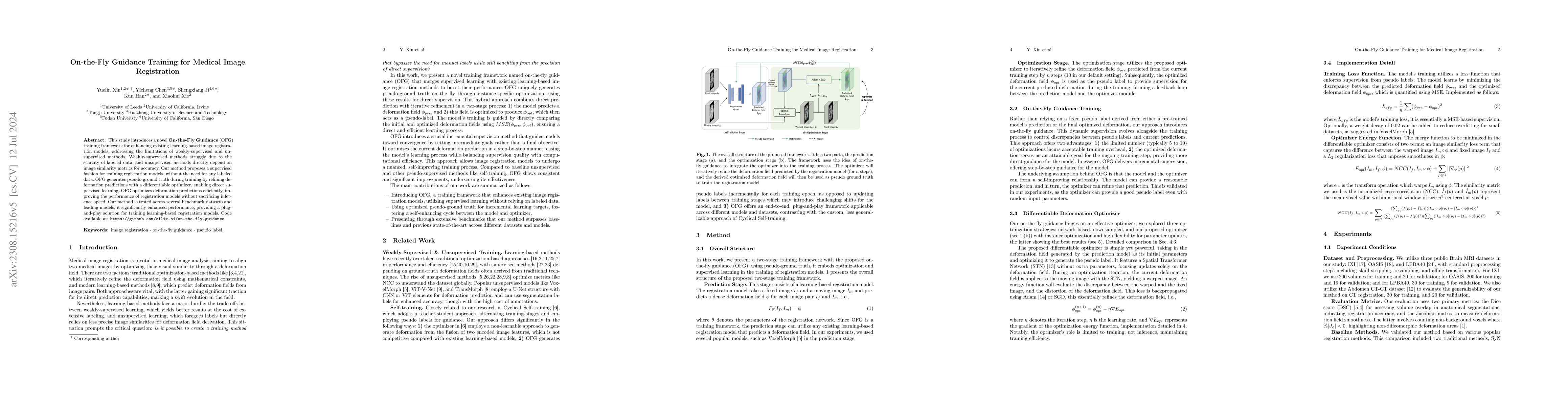 Thumbnail for On-the-Fly Guidance Training for Medical Image Registration