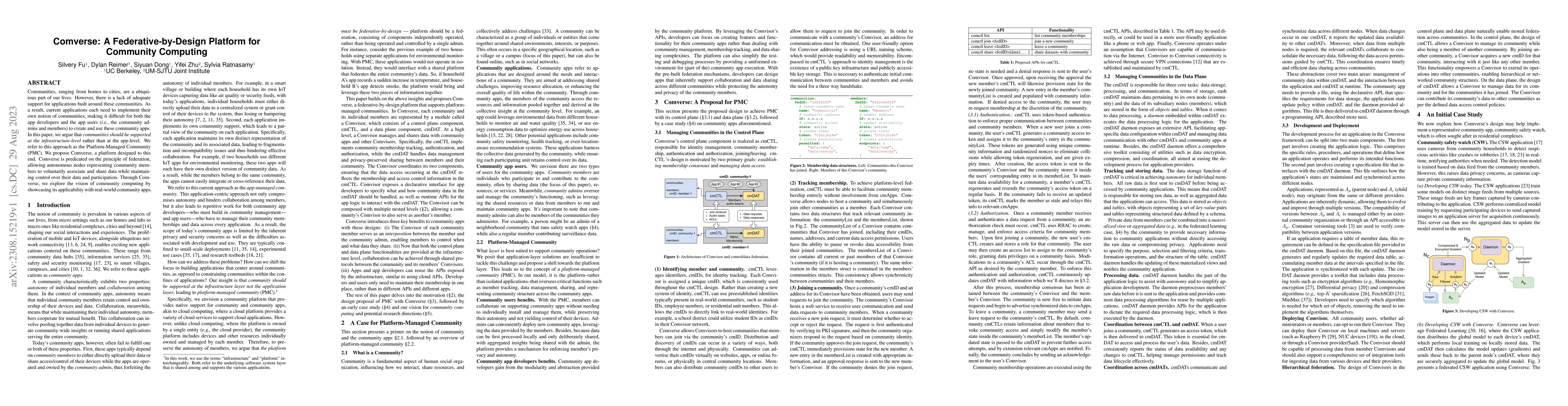 Thumbnail for Comverse: A Federative-by-Design Platform for Community Computing