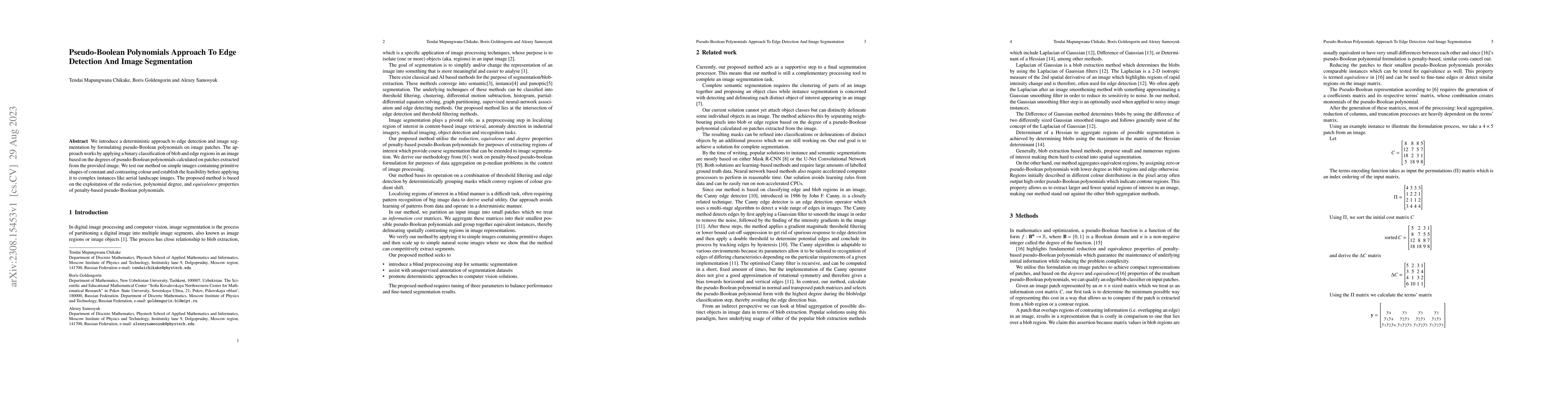 Thumbnail for Pseudo-Boolean Polynomials Approach To Edge Detection And Image
  Segmentation
