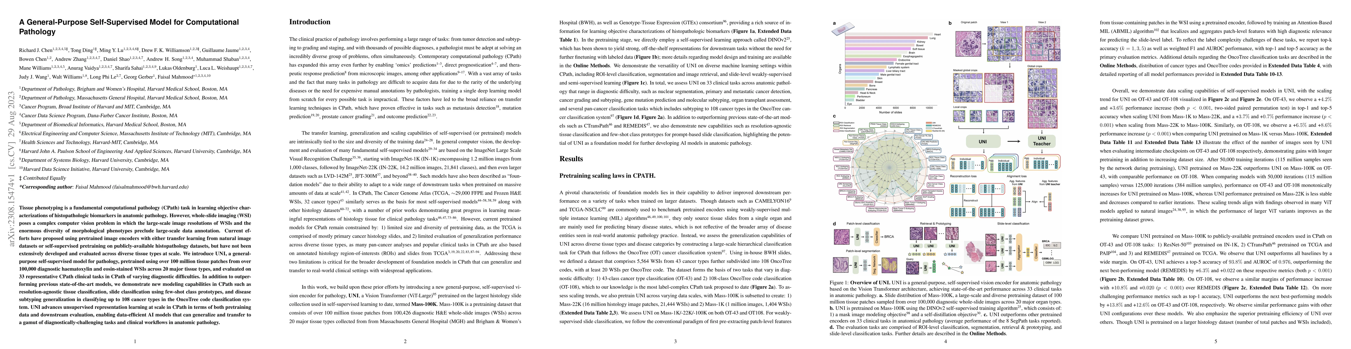 Thumbnail for A General-Purpose Self-Supervised Model for Computational Pathology