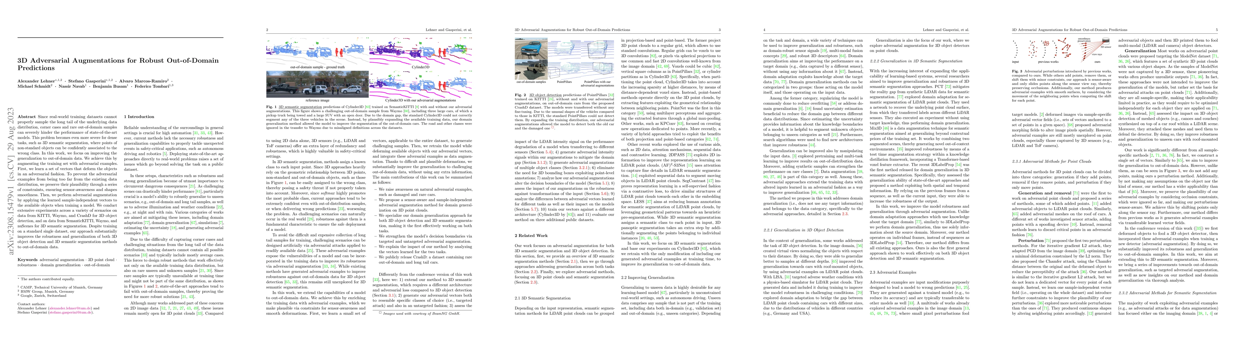 Thumbnail for 3D Adversarial Augmentations for Robust Out-of-Domain Predictions