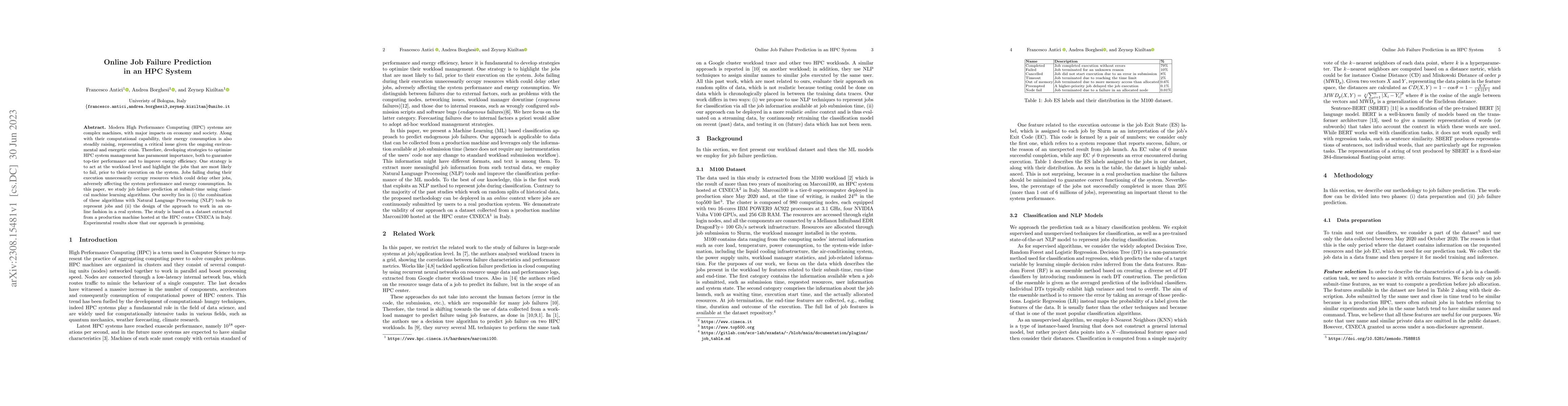 Thumbnail for Online Job Failure Prediction in an HPC System