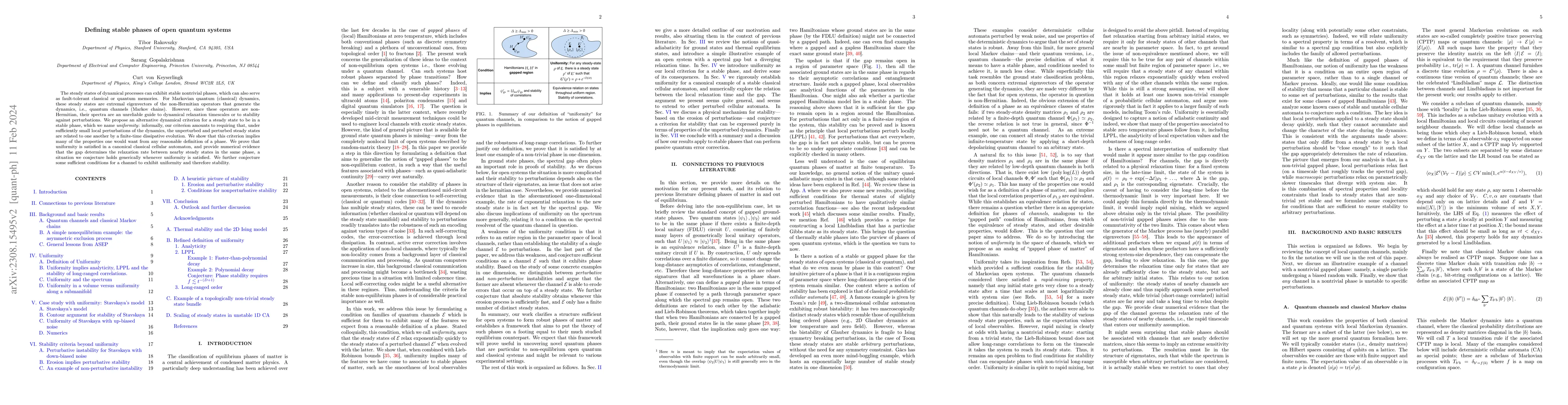 Thumbnail for Defining stable phases of open quantum systems