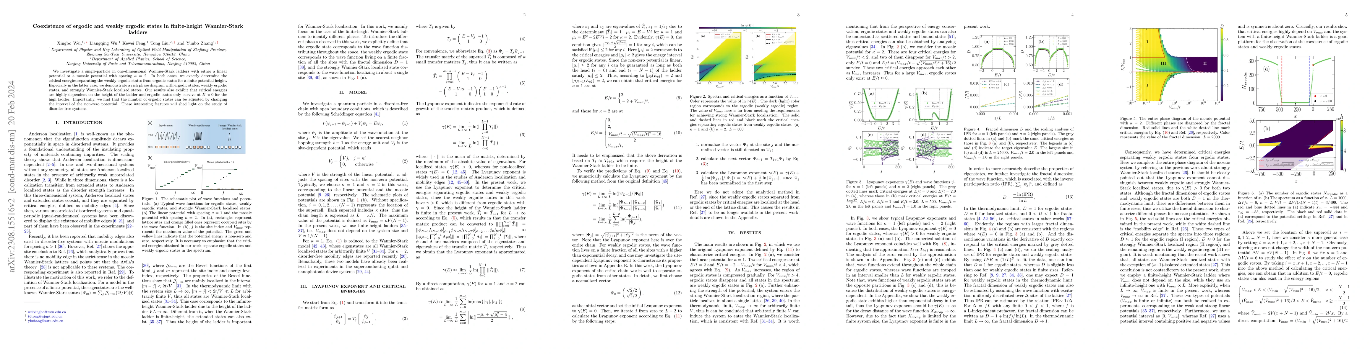 Thumbnail for Coexistence of ergodic and weakly ergodic states in finite-height
  Wannier-Stark ladders