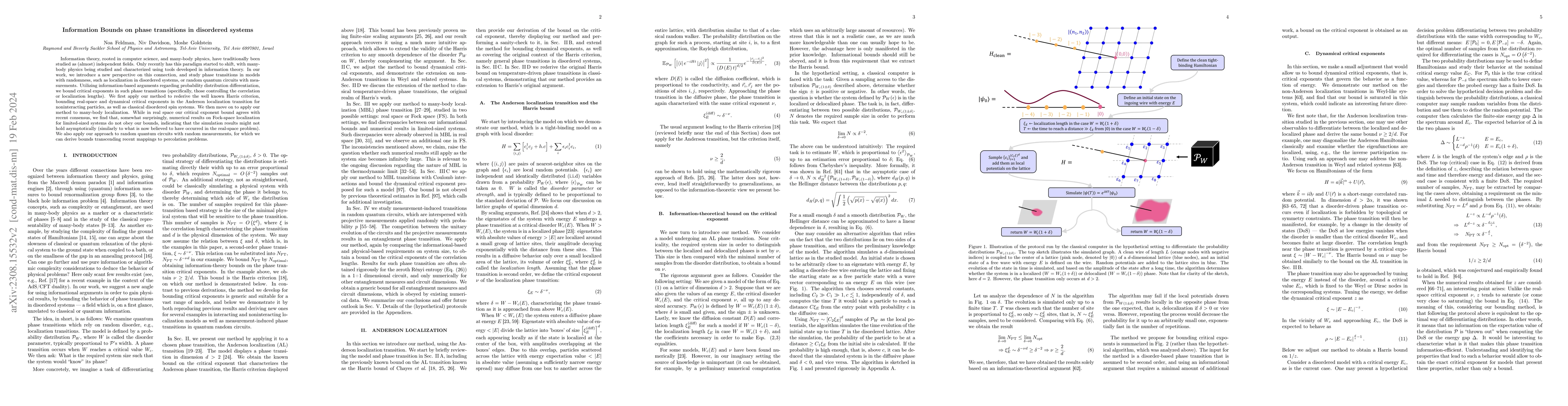 Thumbnail for Information Bounds on phase transitions in disordered systems