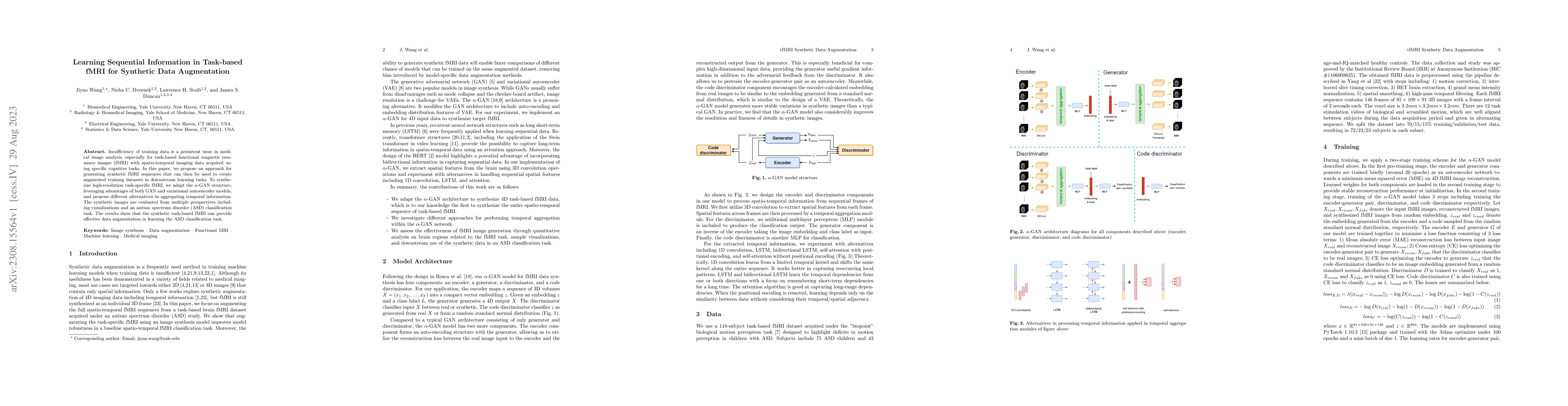 Thumbnail for Learning Sequential Information in Task-based fMRI for Synthetic Data
  Augmentation
