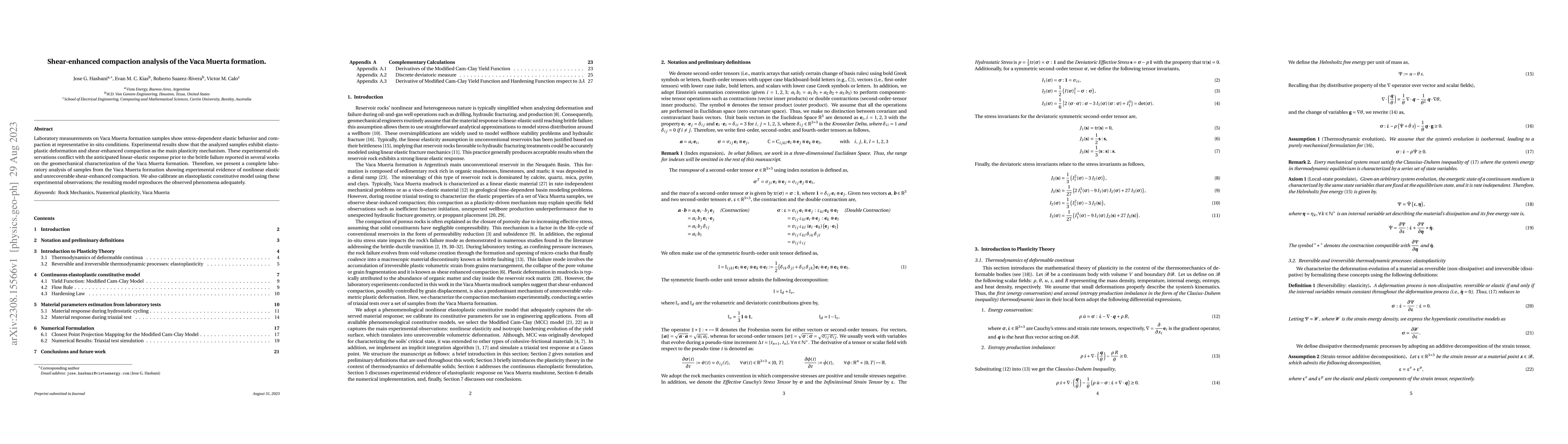 Thumbnail for Shear-enhanced compaction analysis of the Vaca Muerta formation