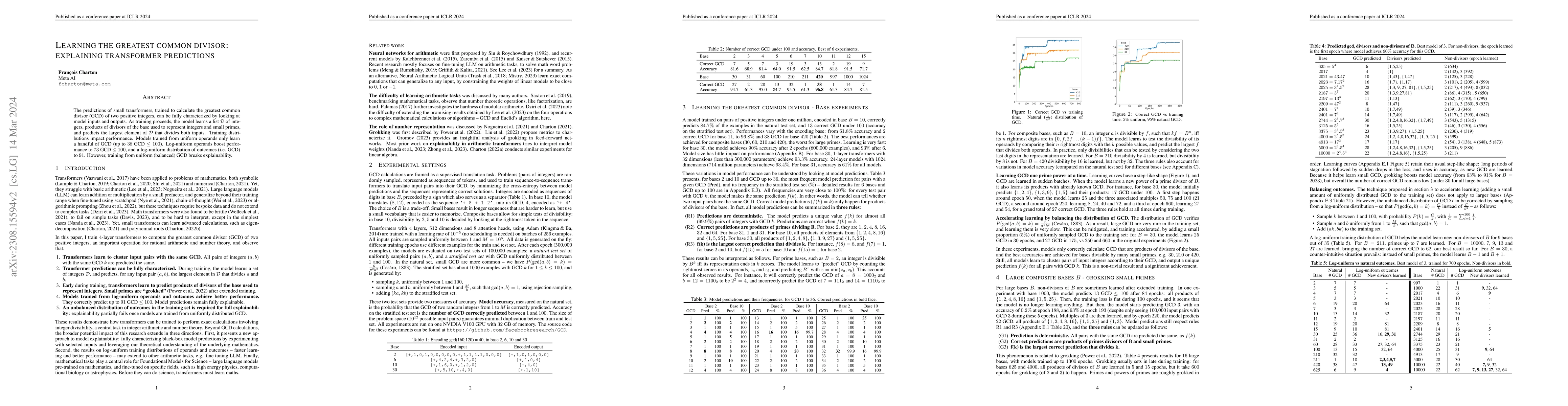 Thumbnail for Learning the greatest common divisor: explaining transformer predictions