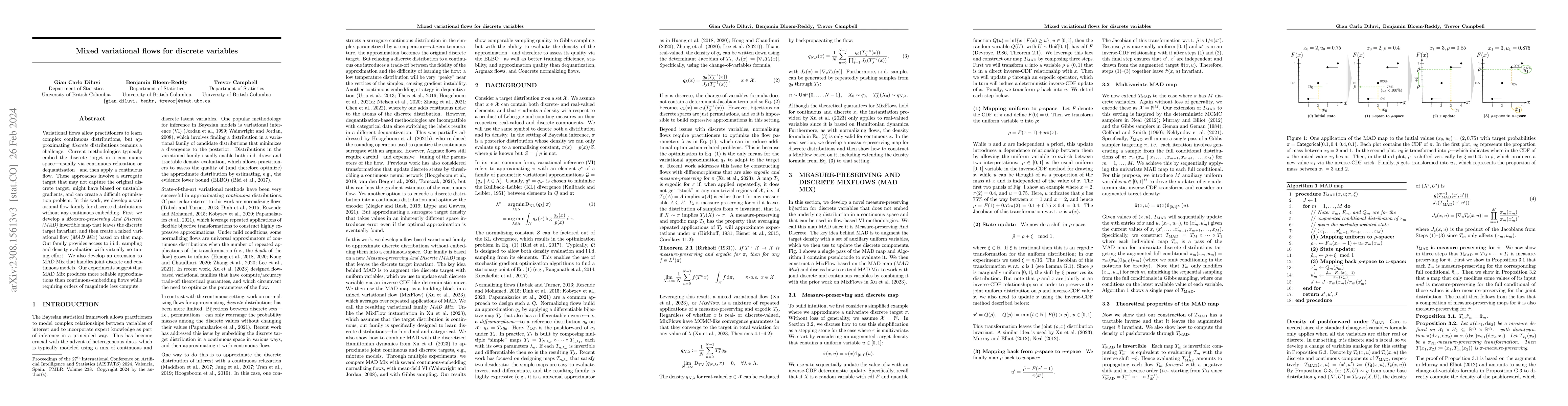 Thumbnail for Mixed Variational Flows for Discrete Variables