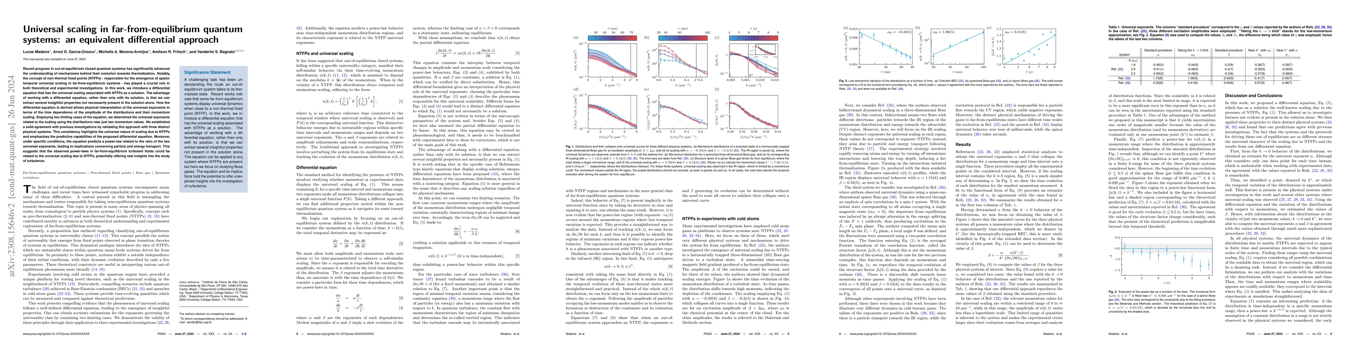 Thumbnail for Universal scaling in far-from-equilibrium quantum systems: an equivalent
  differential approach