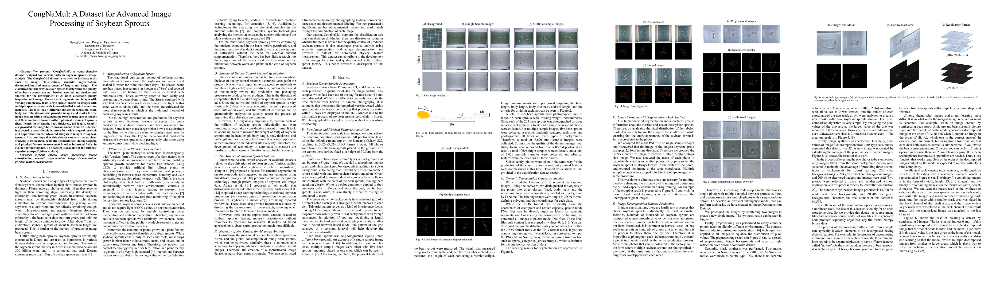 Thumbnail for CongNaMul: A Dataset for Advanced Image Processing of Soybean Sprouts