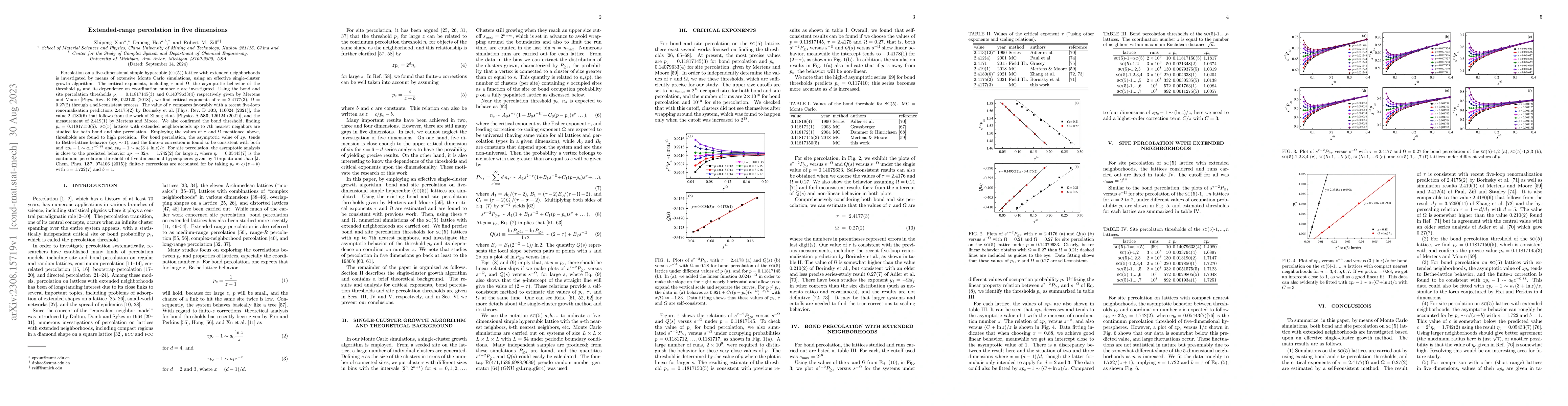 Thumbnail for Extended-range percolation in five dimensions