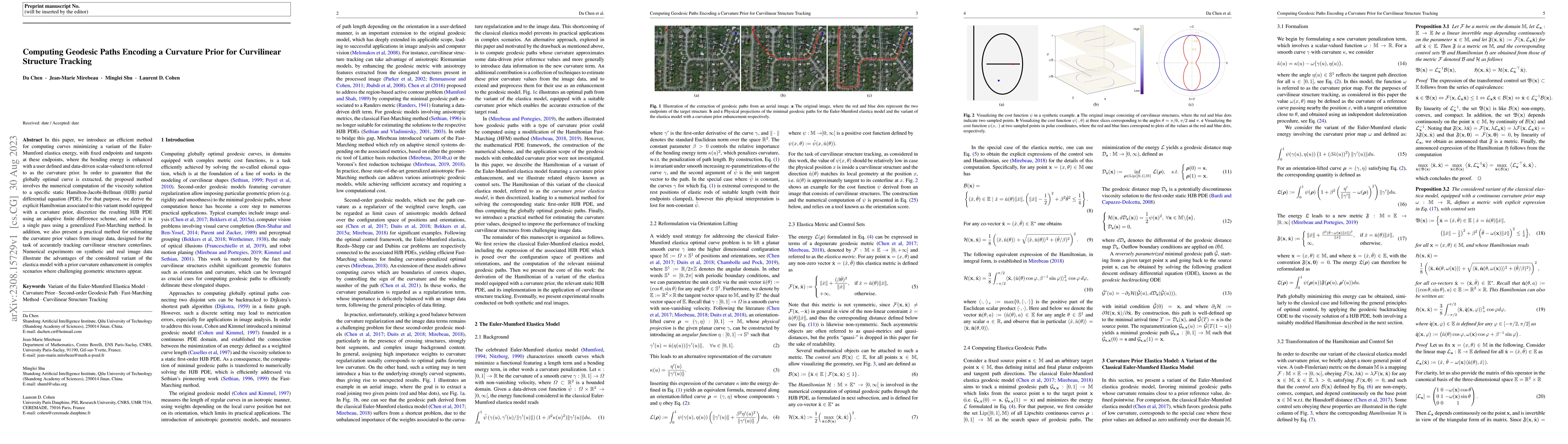 Thumbnail for Computing Geodesic Paths Encoding a Curvature Prior