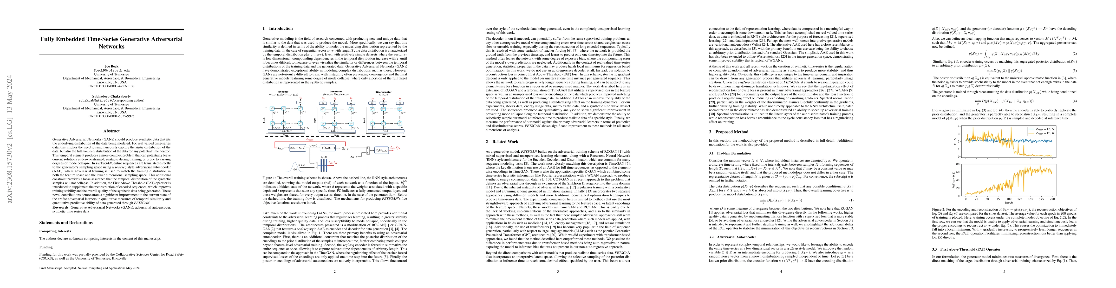 Thumbnail for Fully Embedded Time-Series Generative Adversarial Networks