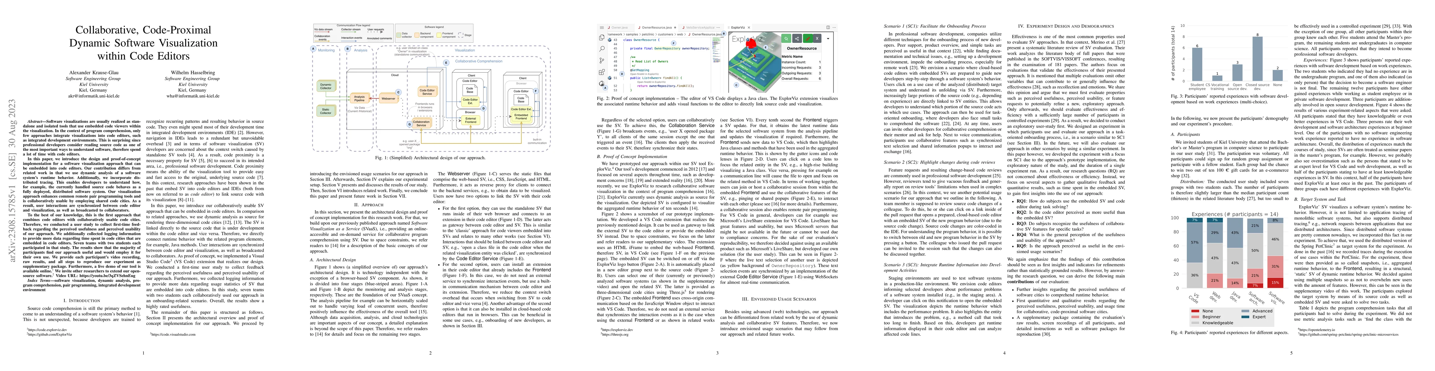 Thumbnail for Collaborative, Code-Proximal Dynamic Software Visualization within Code
  Editors