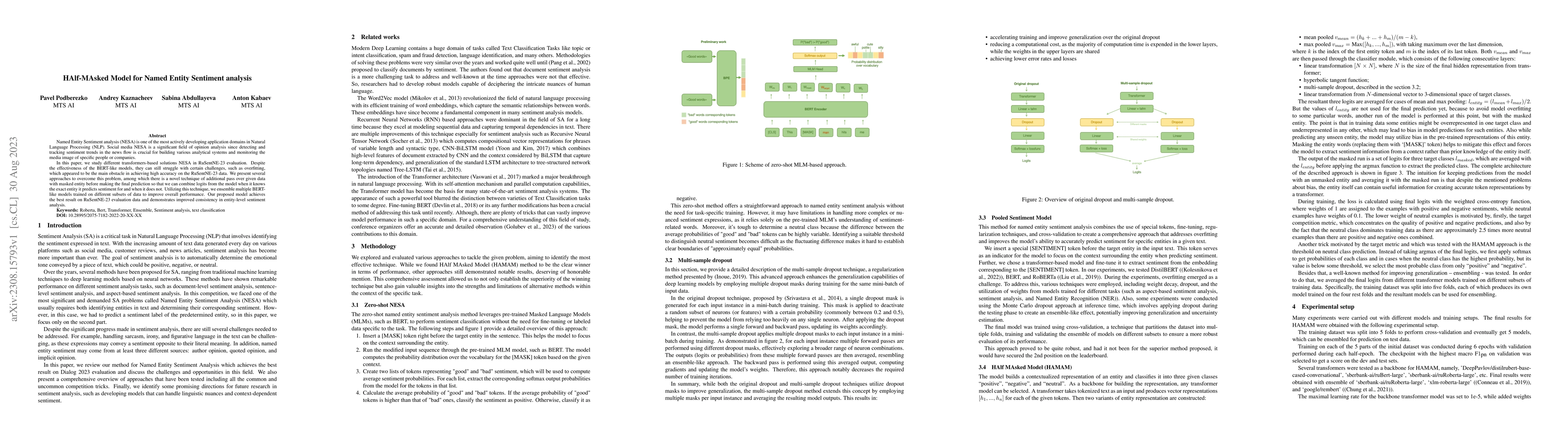 Thumbnail for HAlf-MAsked Model for Named Entity Sentiment analysis