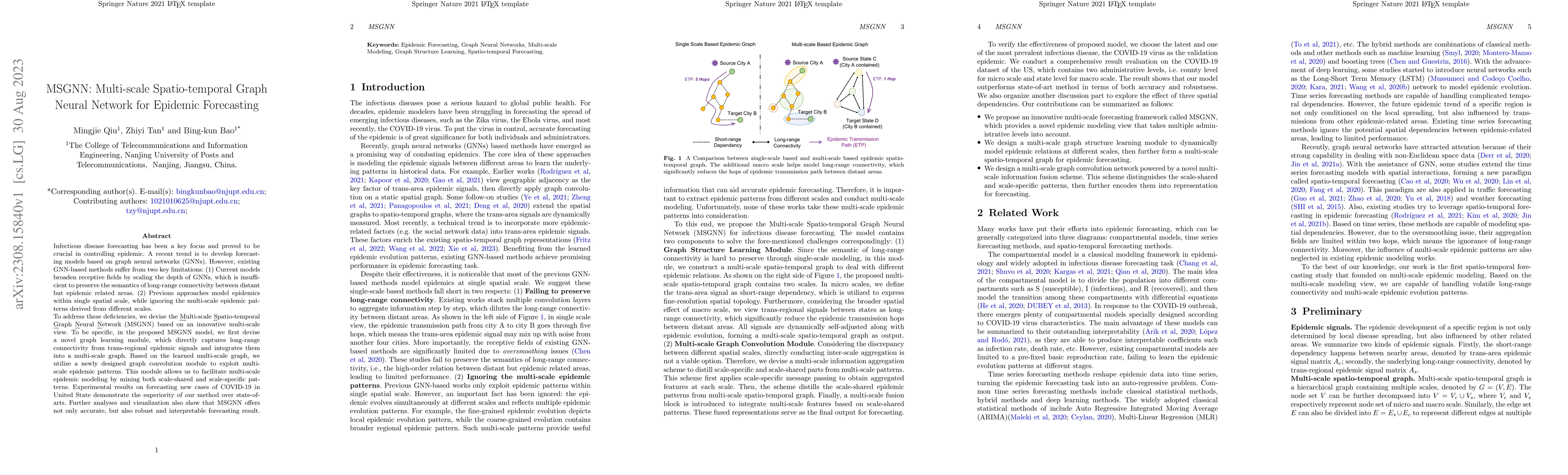 Thumbnail for MSGNN: Multi-scale Spatio-temporal Graph Neural Network for Epidemic
  Forecasting