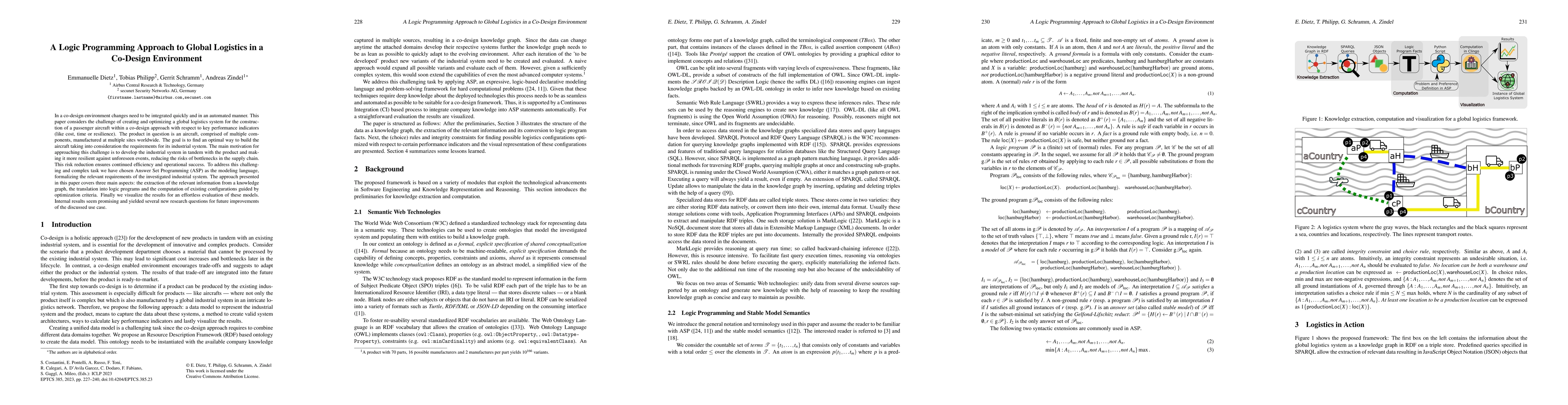 Thumbnail for A Logic Programming Approach to Global Logistics in a Co-Design
  Environment