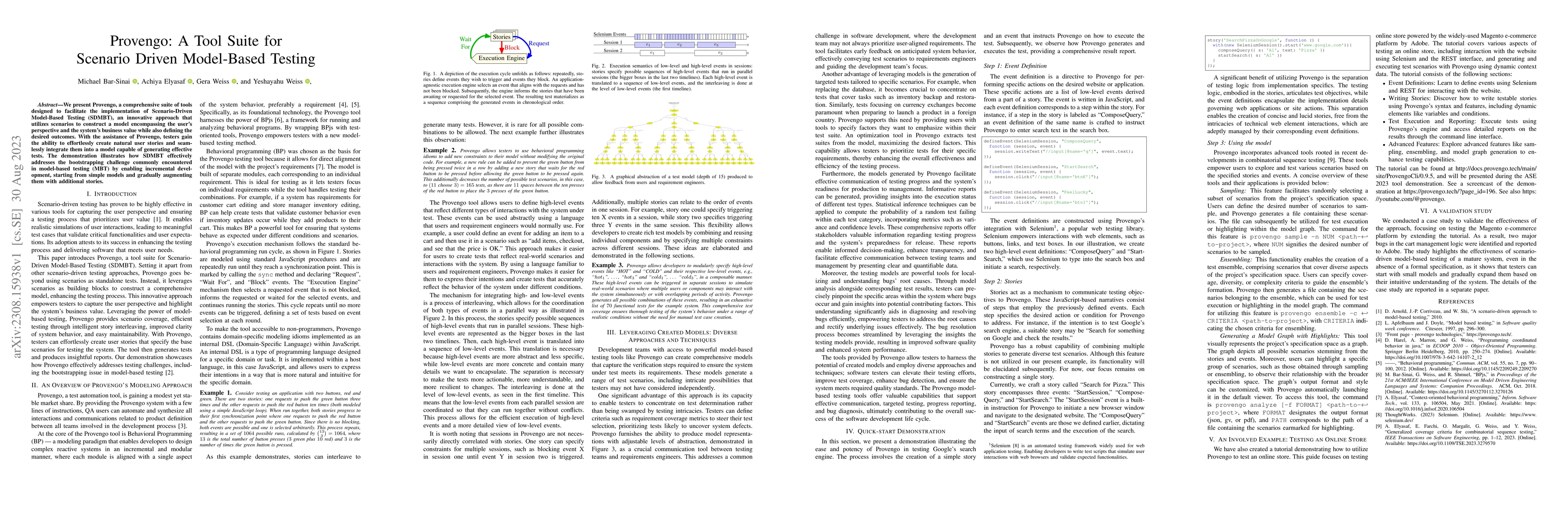 Thumbnail for Provengo: A Tool Suite for Scenario Driven Model-Based Testing