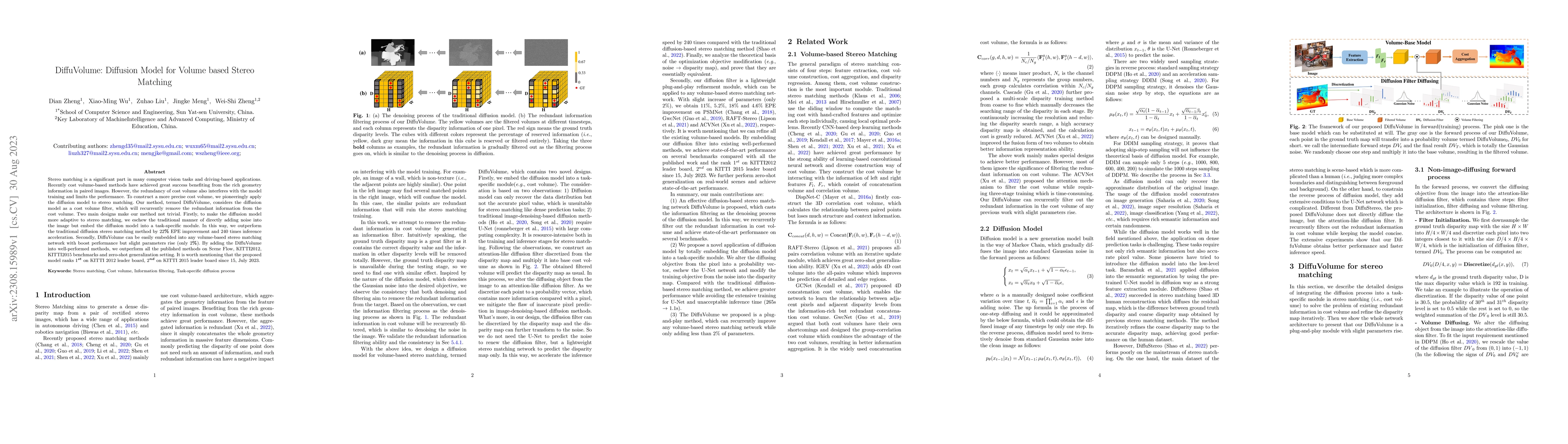 Thumbnail for DiffuVolume: Diffusion Model for Volume based Stereo Matching