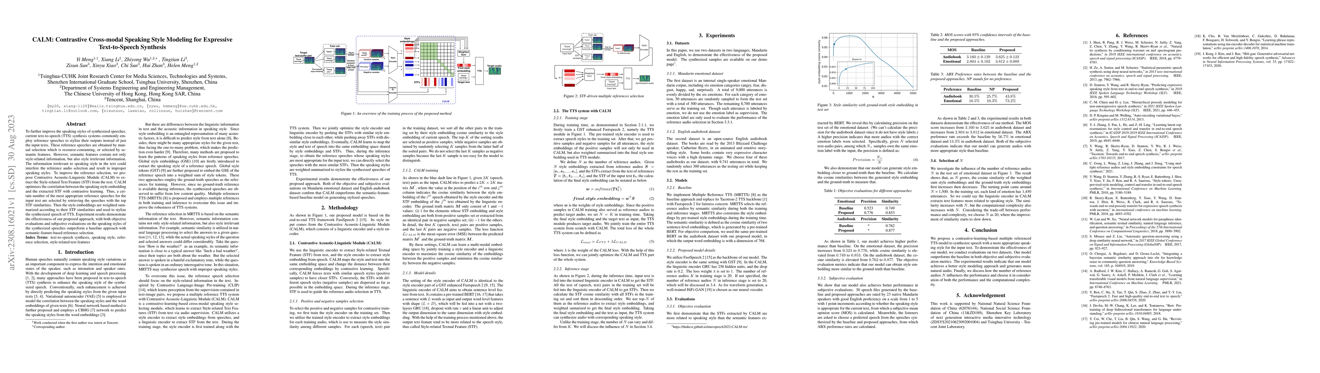 Thumbnail for CALM: Contrastive Cross-modal Speaking Style Modeling for Expressive
  Text-to-Speech Synthesis