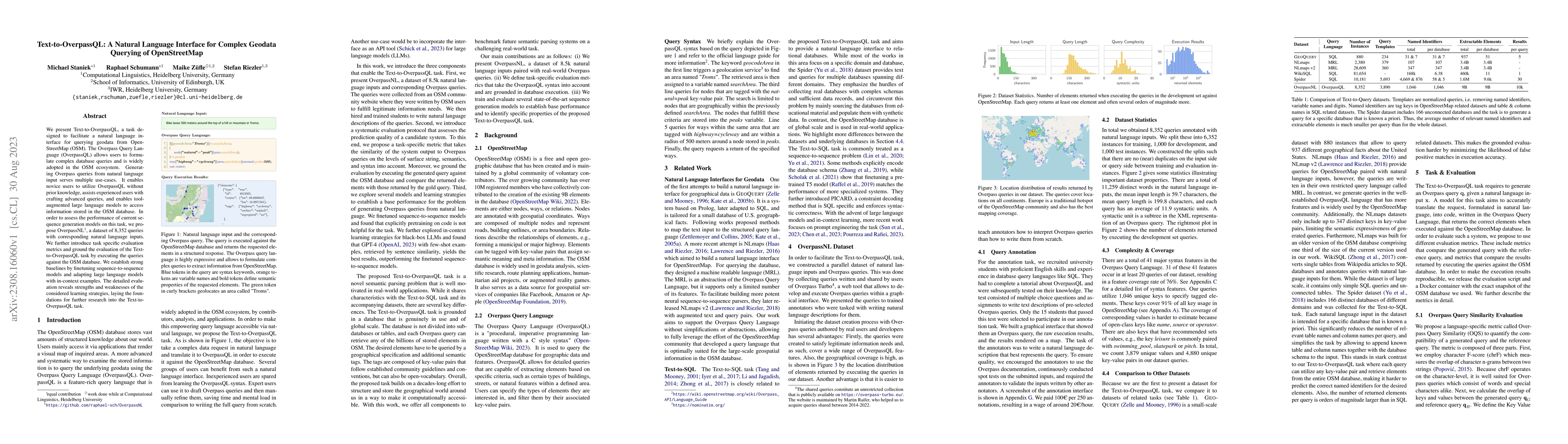 Thumbnail for Text-to-OverpassQL: A Natural Language Interface for Complex Geodata
  Querying of OpenStreetMap