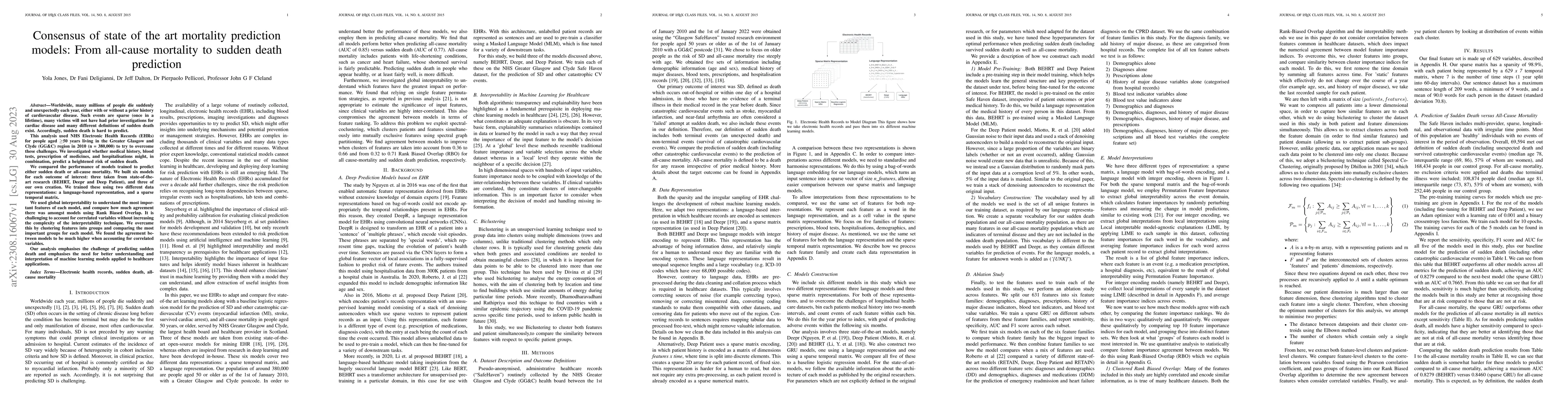 Thumbnail for Consensus of state of the art mortality prediction models: From
  all-cause mortality to sudden death prediction