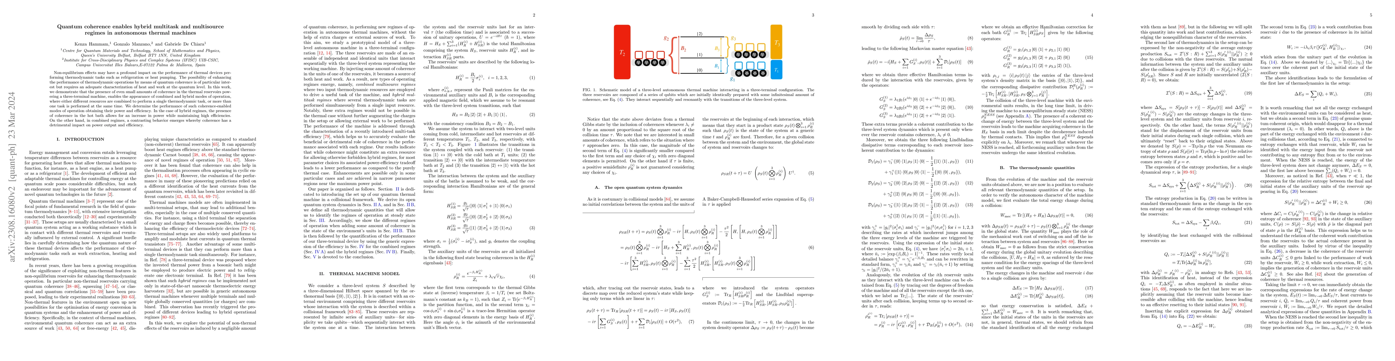 Thumbnail for Quantum coherence enables hybrid multitask and multisource regimes in
  autonomous thermal machines