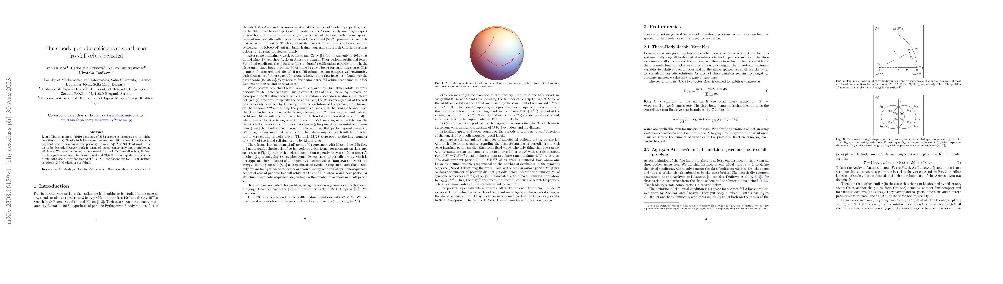 Thumbnail for Three-body periodic collisionless equal-mass free-fall orbits revisited