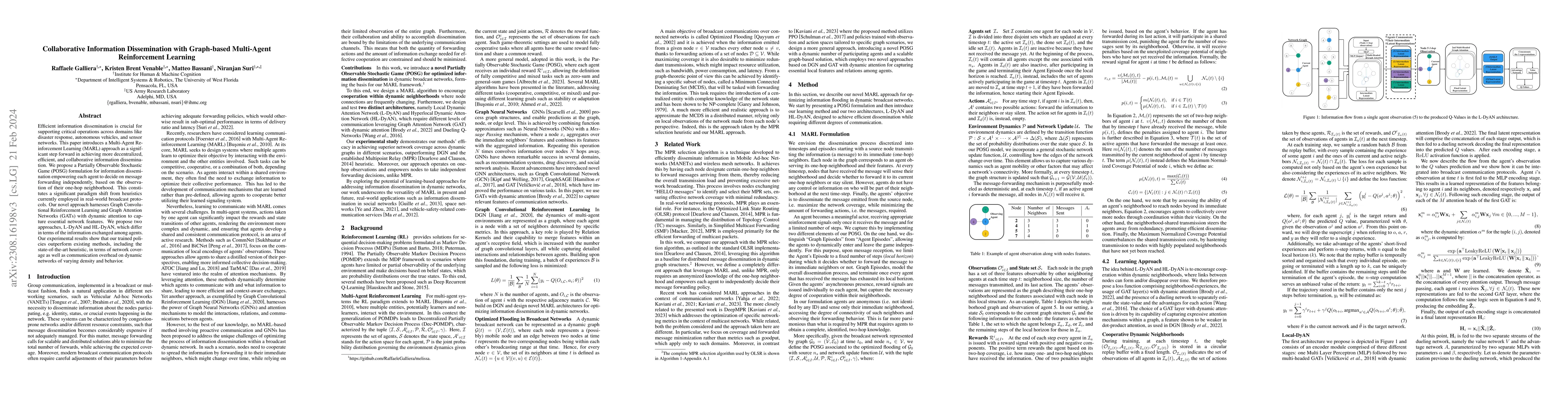 Thumbnail for Collaborative Information Dissemination with Graph-based Multi-Agent
  Reinforcement Learning