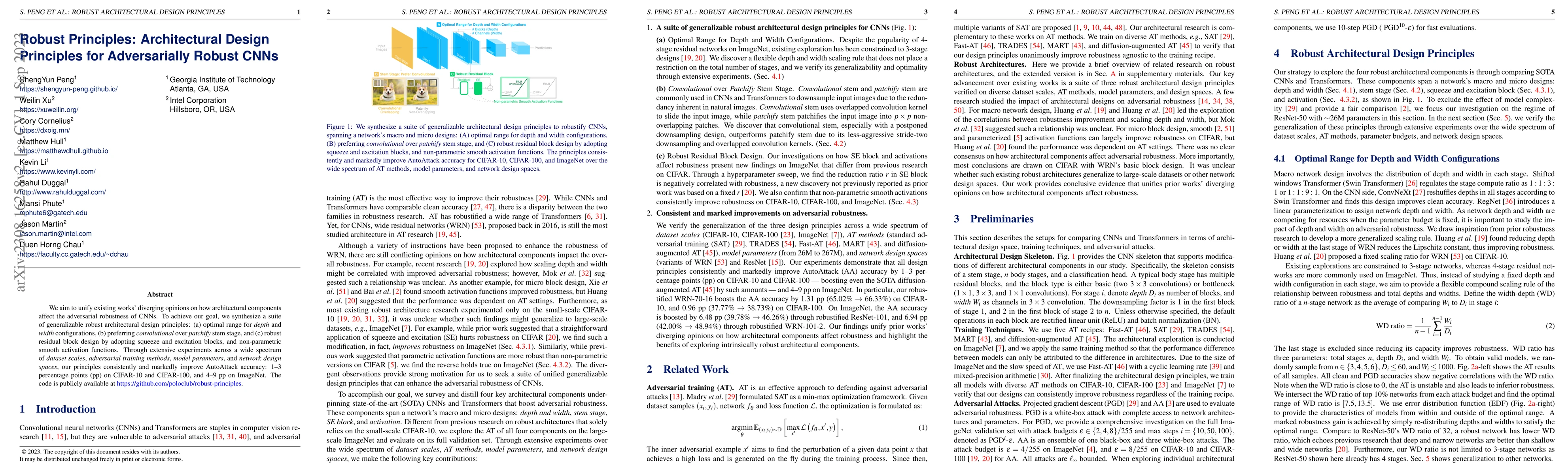 Thumbnail for Robust Principles: Architectural Design Principles for Adversarially
  Robust CNNs