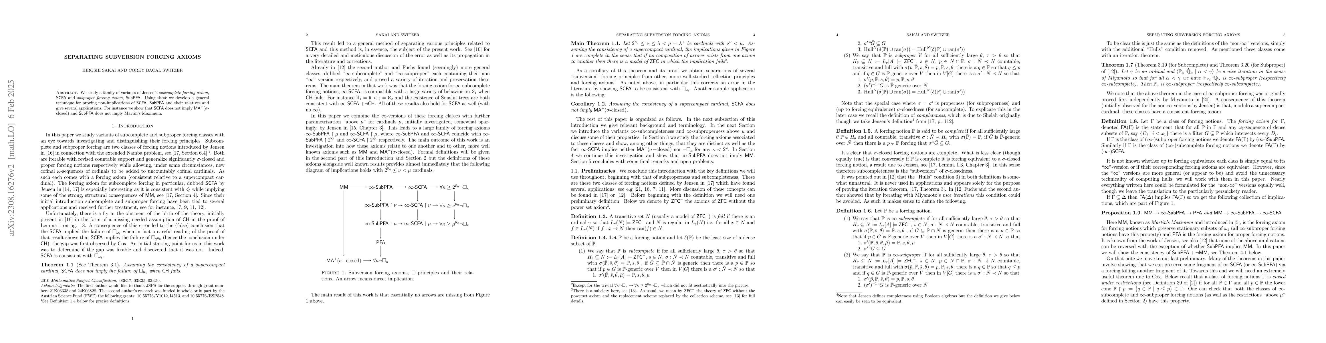 Thumbnail for Separating Subversion Forcing Principles