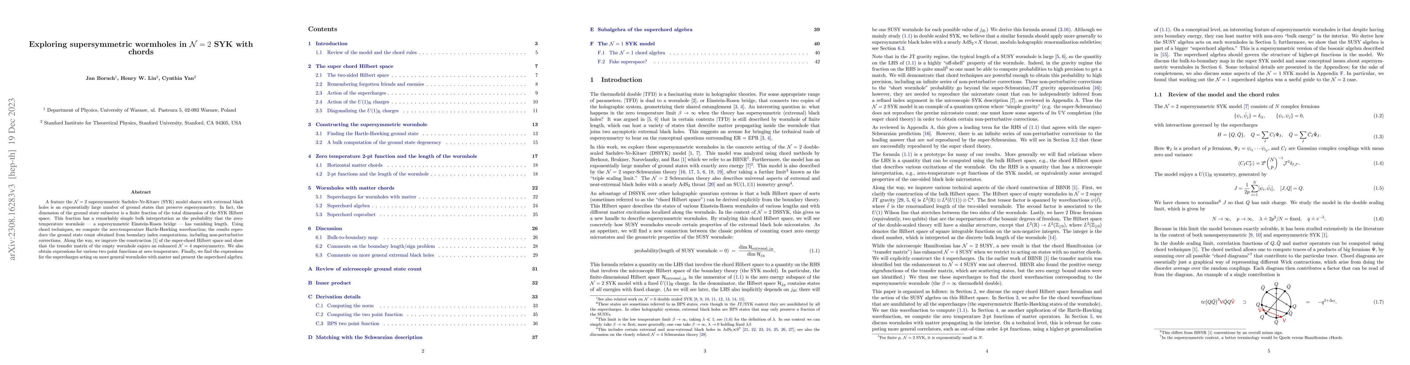 Thumbnail for Exploring supersymmetric wormholes in $\cal{N} = 2$ SYK with chords