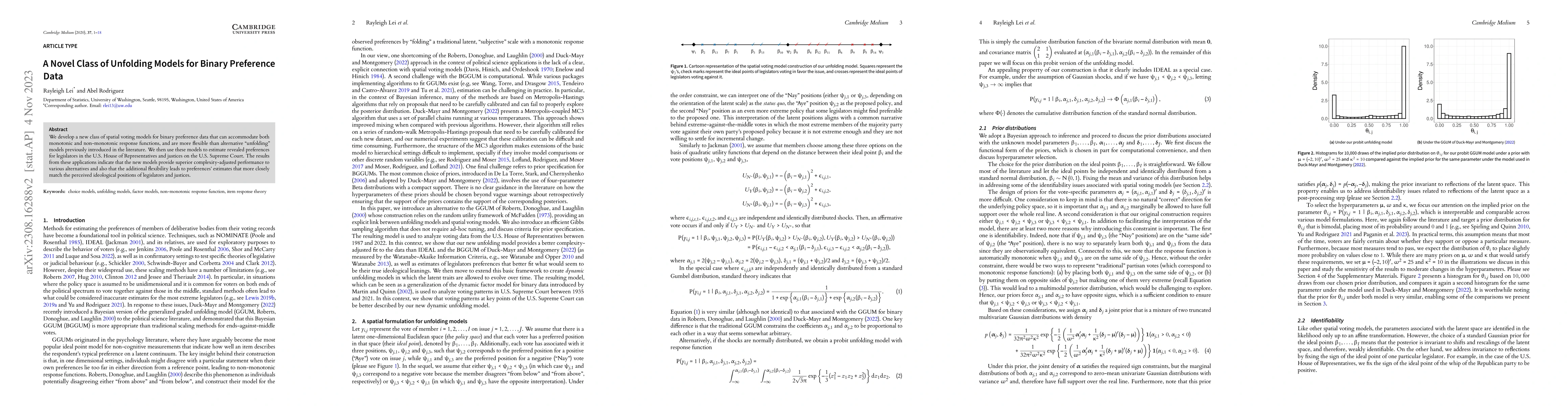 Thumbnail for A Novel Class of Unfolding Models for Binary Preference Data