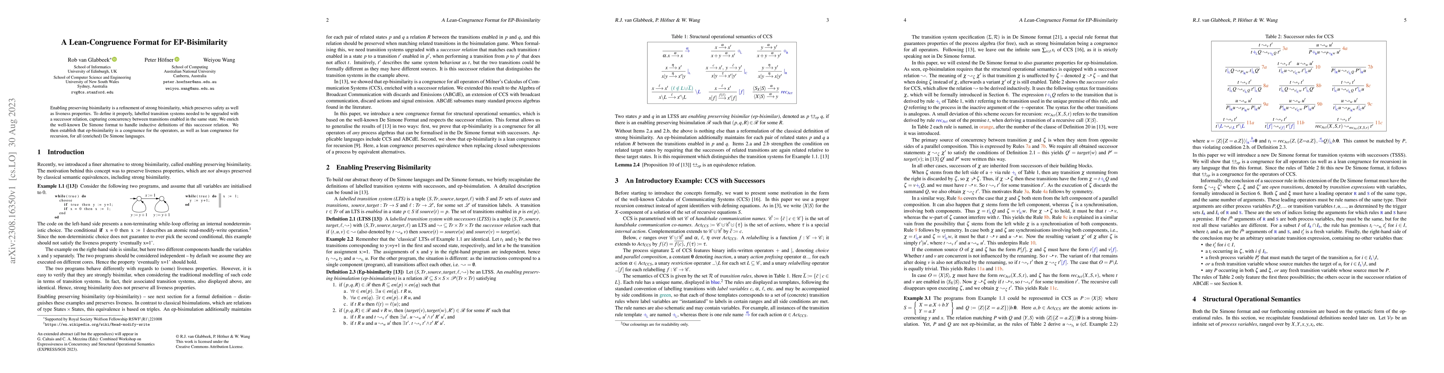 Thumbnail for A Lean-Congruence Format for EP-Bisimilarity