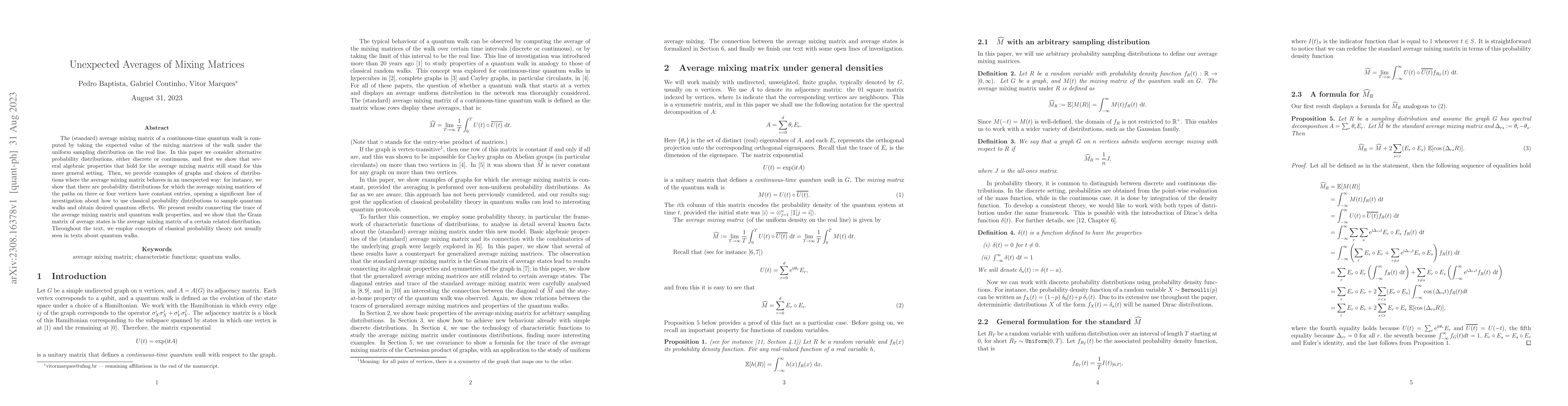 Thumbnail for Unexpected Averages of Mixing Matrices