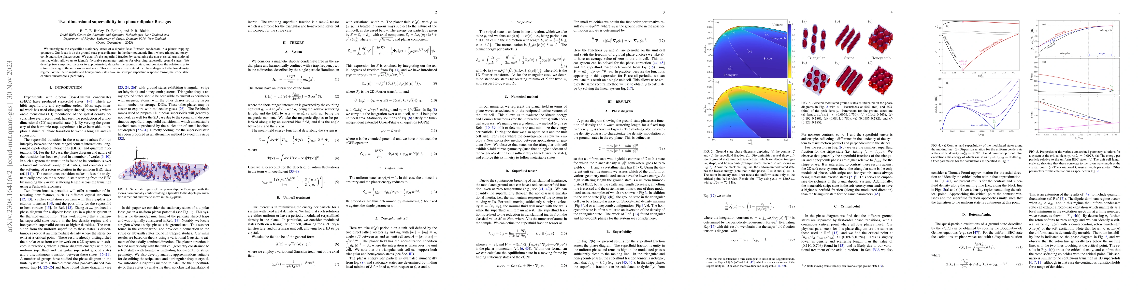 Thumbnail for Two-dimensional supersolidity in a planar dipolar Bose gas
