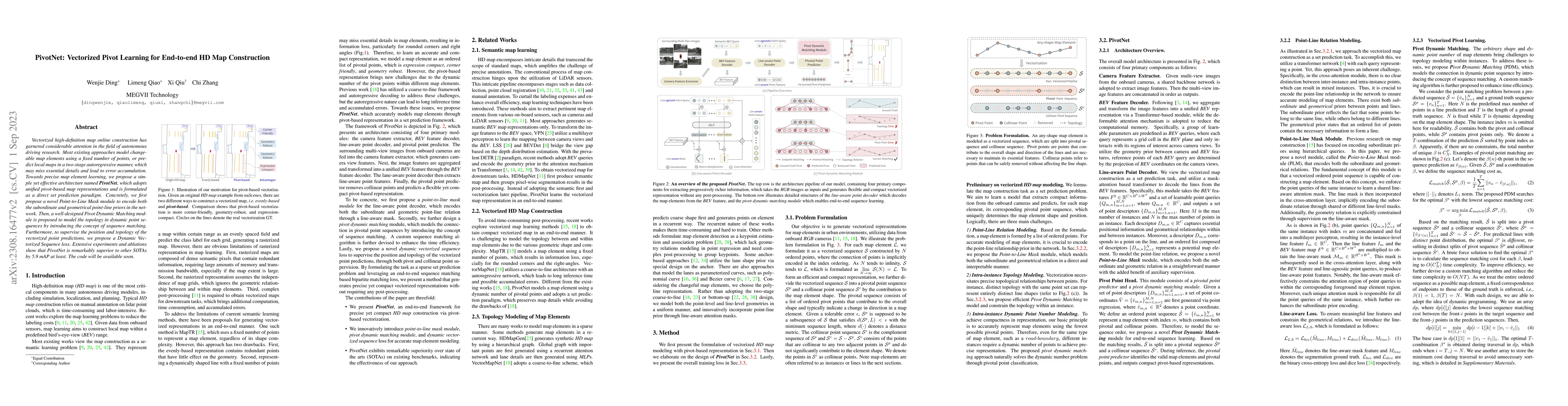 Thumbnail for PivotNet: Vectorized Pivot Learning for End-to-end HD Map Construction