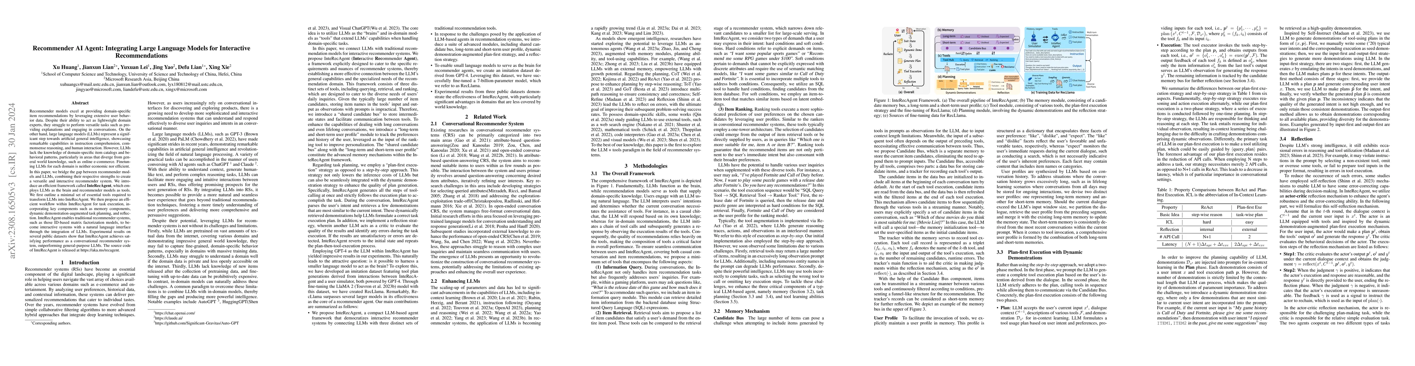 Thumbnail for Recommender AI Agent: Integrating Large Language Models for Interactive
  Recommendations