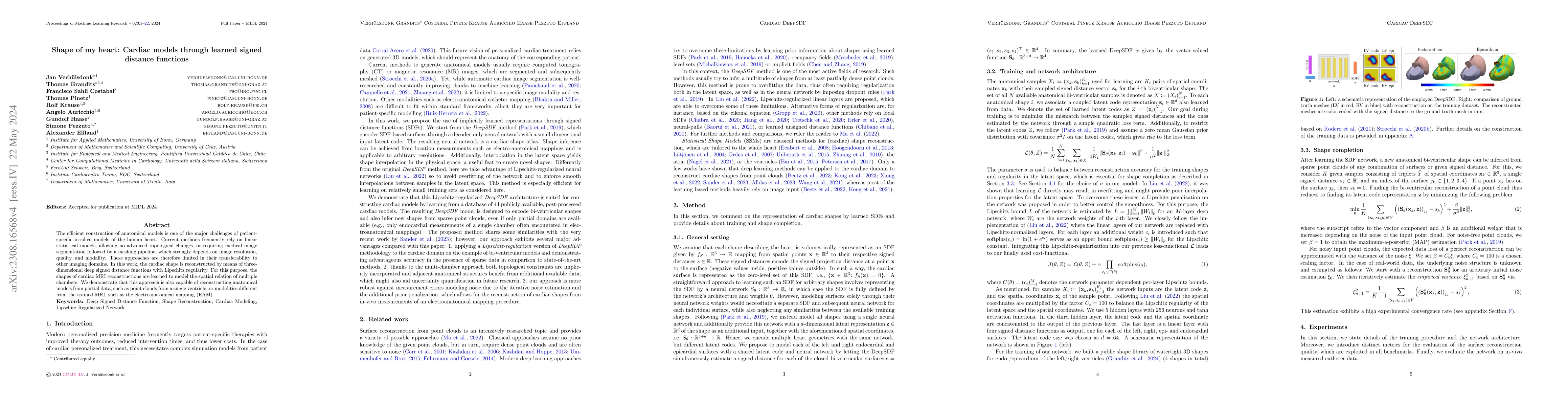 Thumbnail for Shape of my heart: Cardiac models through learned signed distance
  functions