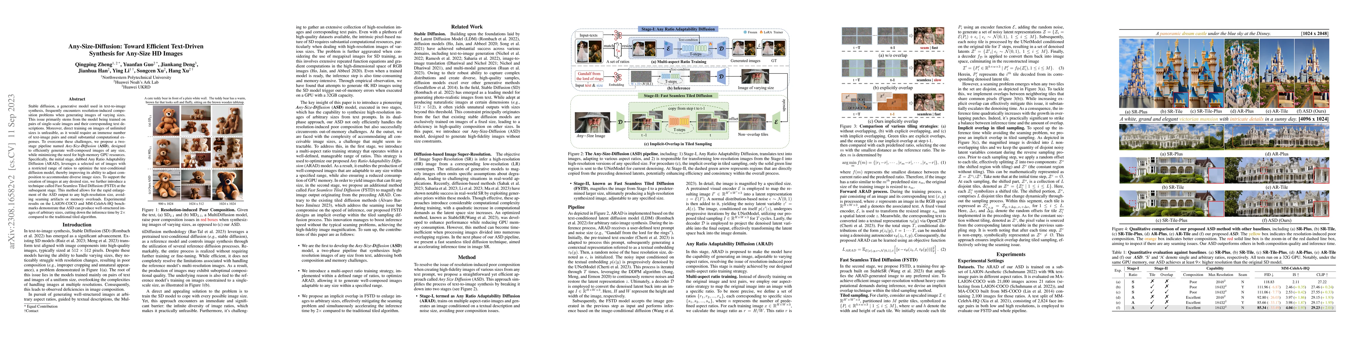 Thumbnail for Any-Size-Diffusion: Toward Efficient Text-Driven Synthesis for Any-Size
  HD Images
