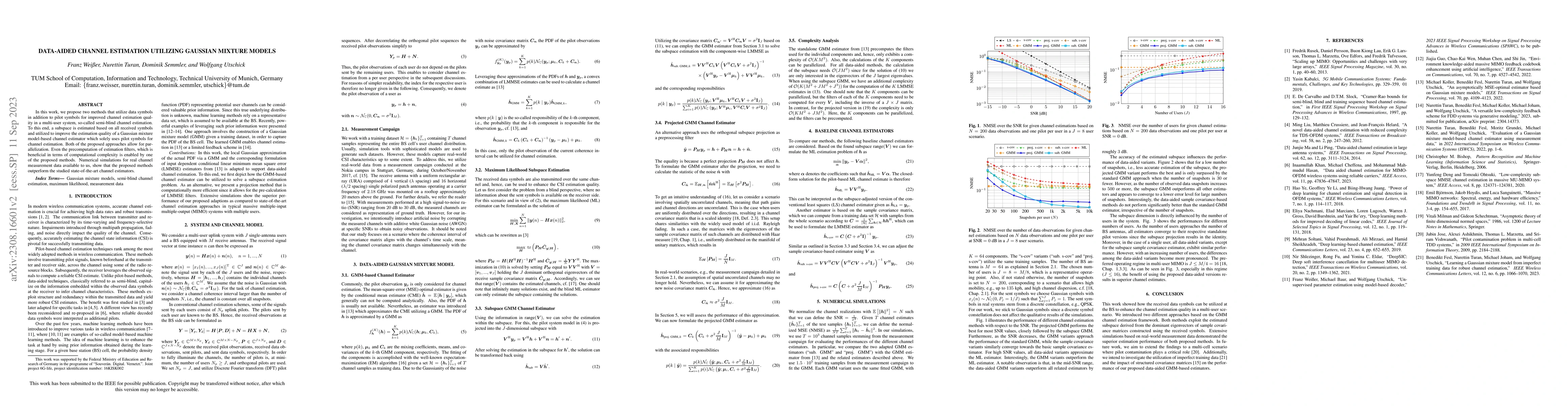 Thumbnail for Data-Aided Channel Estimation Utilizing Gaussian Mixture Models