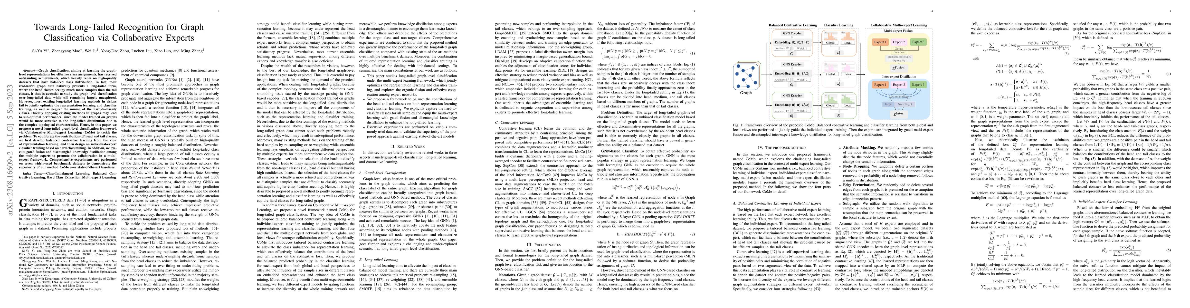 Thumbnail for Towards Long-Tailed Recognition for Graph Classification via
  Collaborative Experts