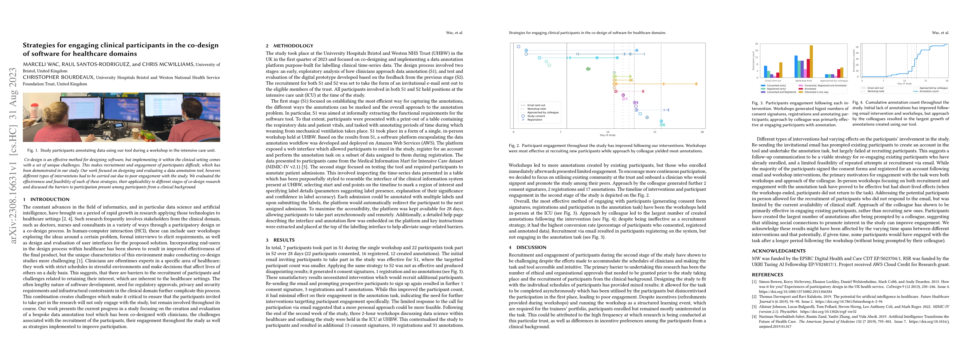 Thumbnail for Strategies for engaging clinical participants in the co-design of
  software for healthcare domains