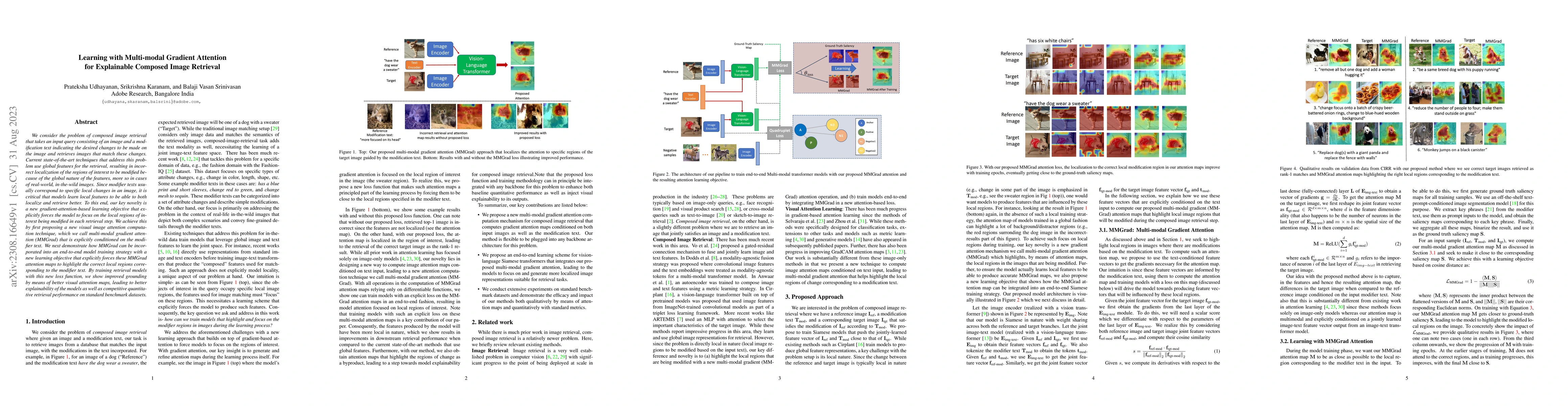 Thumbnail for Learning with Multi-modal Gradient Attention for Explainable Composed
  Image Retrieval