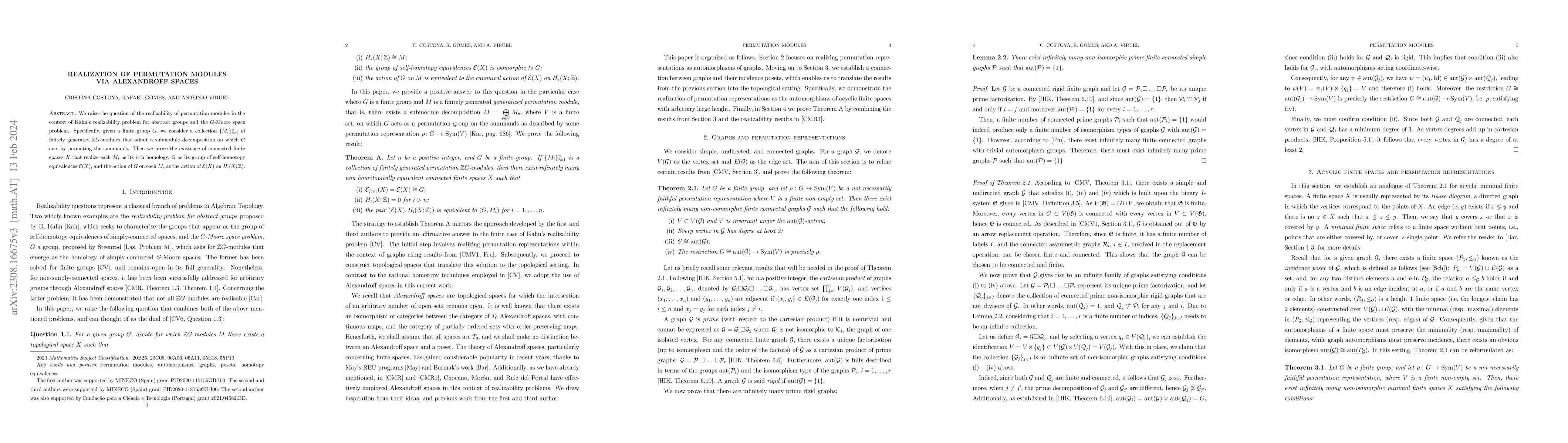Thumbnail for Realization of permutation modules via Alexandroff spaces
