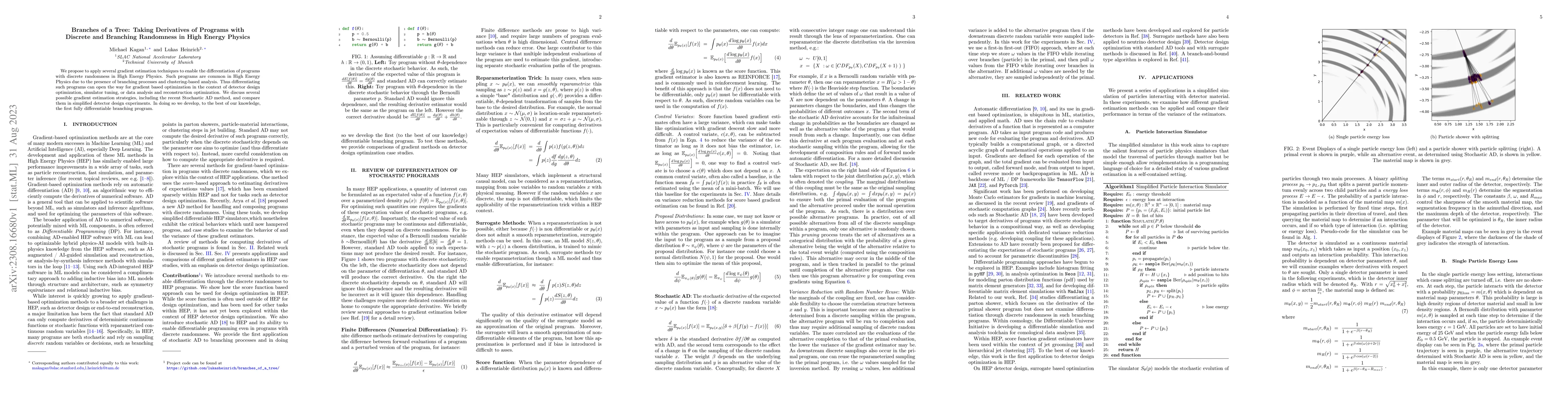 Thumbnail for Branches of a Tree: Taking Derivatives of Programs with Discrete and
  Branching Randomness in High Energy Physics