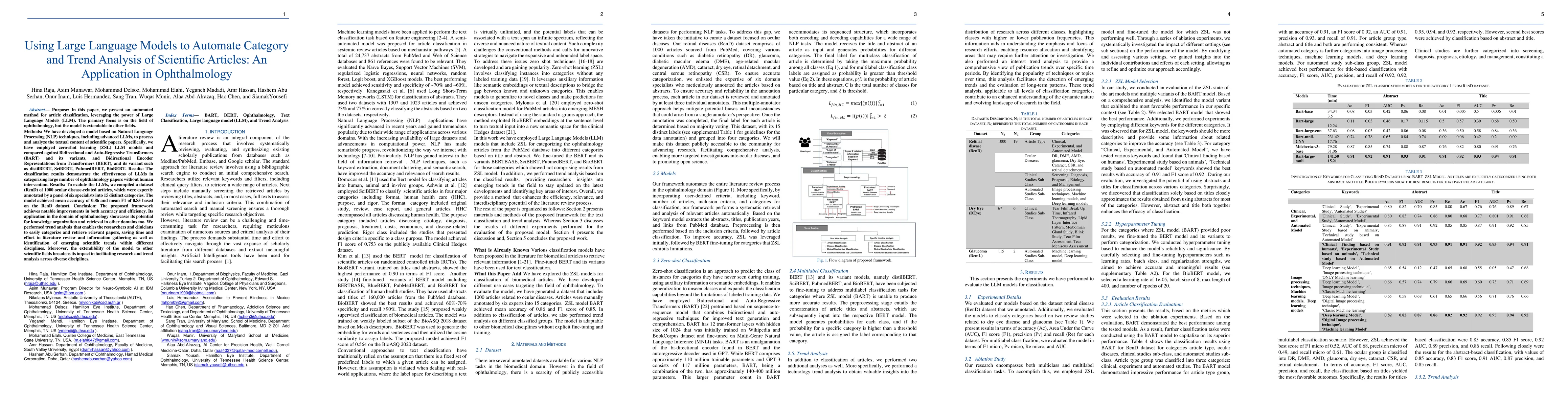 Thumbnail for Using Large Language Models to Automate Category and Trend Analysis of
  Scientific Articles: An Application in Ophthalmology