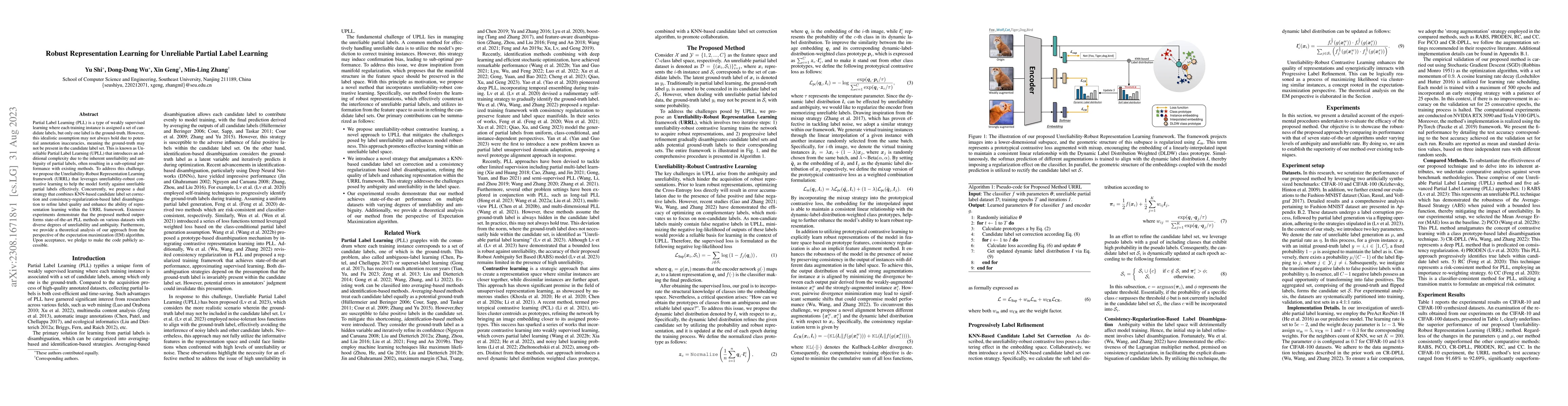 Thumbnail for Robust Representation Learning for Unreliable Partial Label Learning